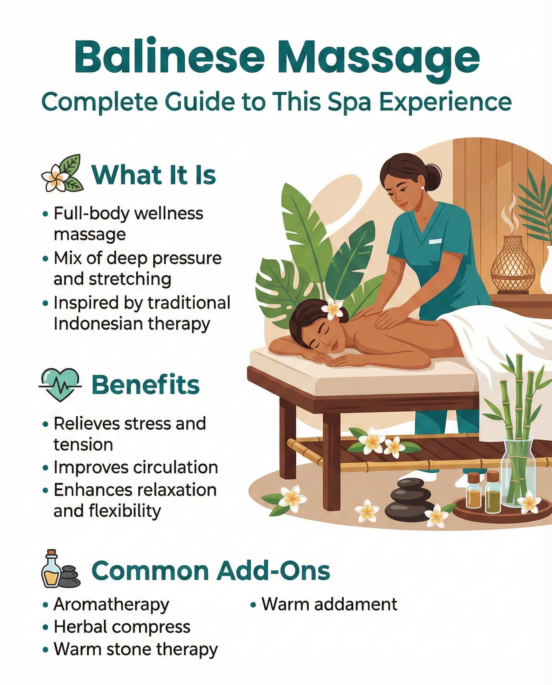 Traditional Balinese massage therapy with aromatic oils and gentle techniques