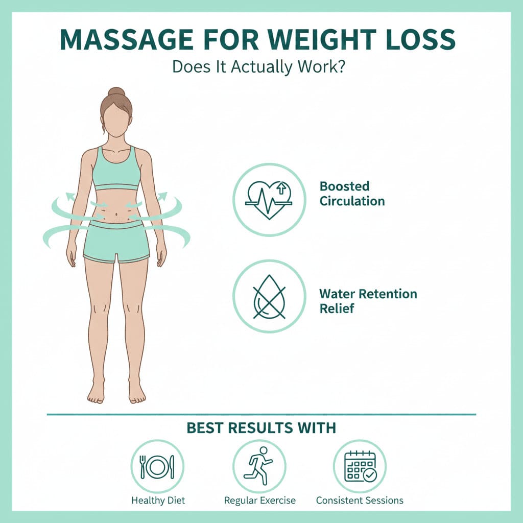 Person receiving therapeutic massage as part of wellness routine