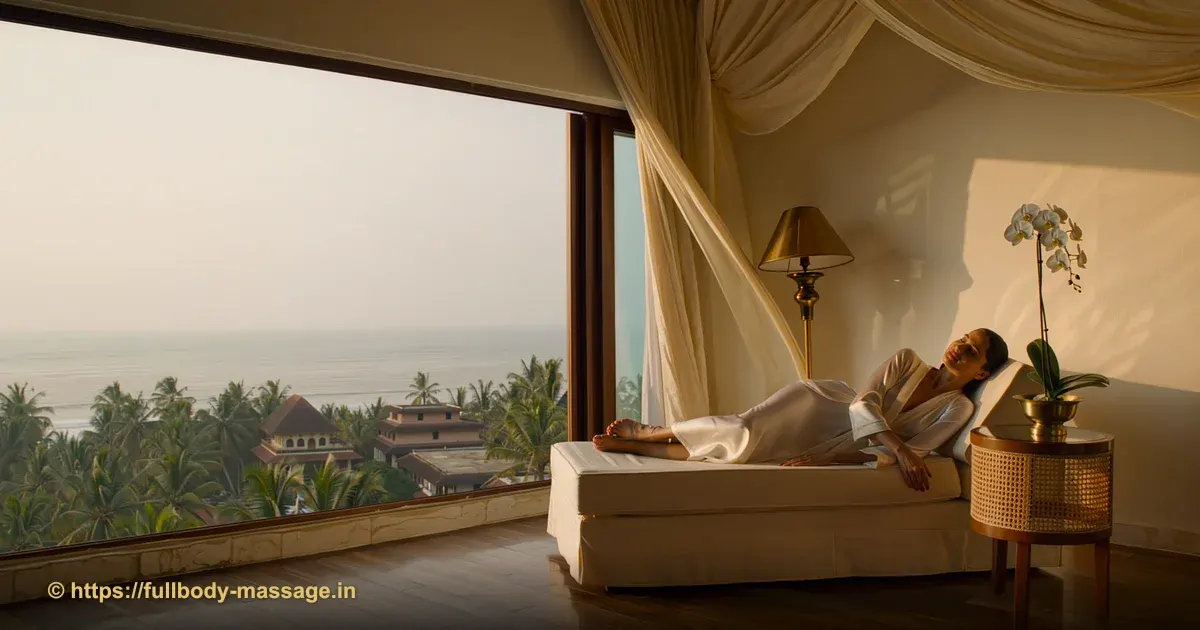 Professional home massage service in Chennai - therapist providing relaxation massage