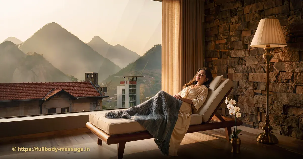 Professional home massage service in Pune - therapist providing relaxation massage